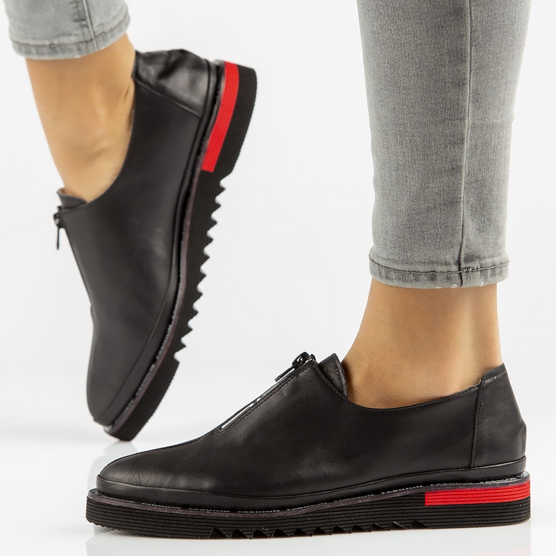 Leather shoes Filippo DP3915 / 22 Bk black 1