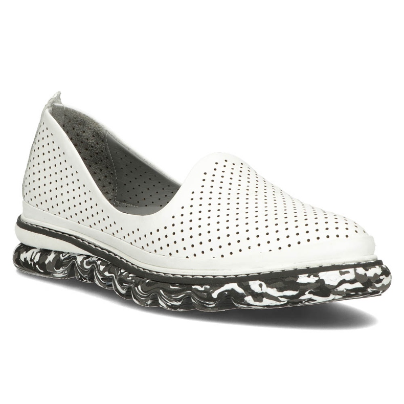 Leather shoes Filippo DP3919 / 22 Wh white 1