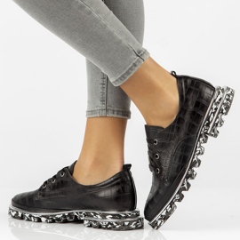 Leather shoes Filippo DP3918 / 2022 Bk black 1