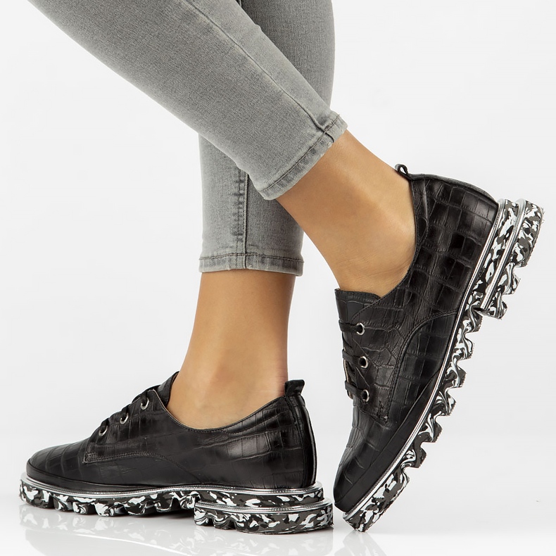 Leather shoes Filippo DP3918 / 2022 Bk black 1