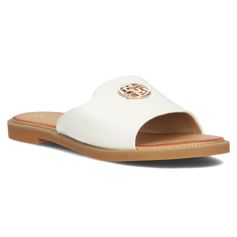 Filippo DK3668 / 22 Wh white slippers 1
