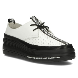 Leather shoes Filippo DP3624 / 22 Wh white 1