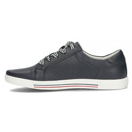 Leather shoes Filippo DP2154 / 22 Nv navy blue 1