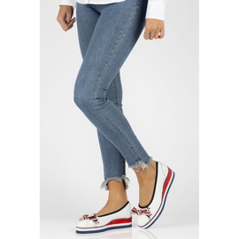 Leather ballerinas Filippo DP2159 / 22 Wh white 2