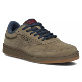 Leather shoes Filippo MSP2123 / 22 Br cappuccino beige brown multicolored 1