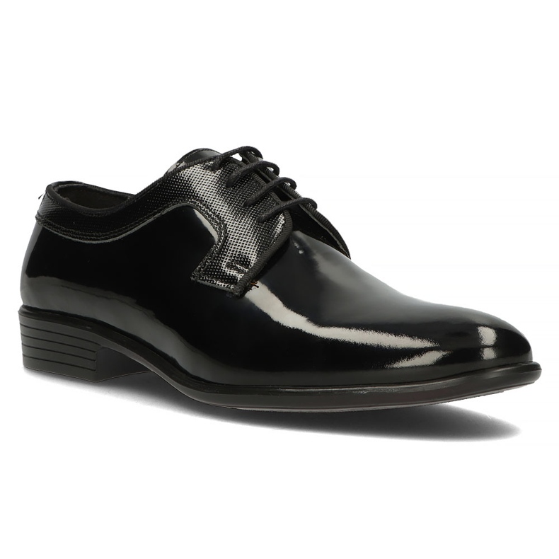 Leather shoes Filippo 1737 black lacquer 2