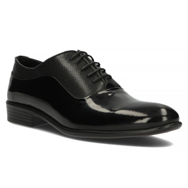 Leather shoes Filippo 3625 black lacquer 1