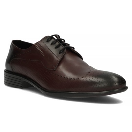 Leather shoes Filippo 3610 claret red 1