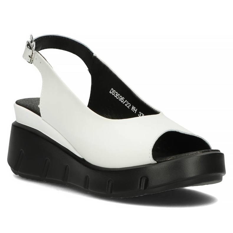 Leather sandals Filippo DS3595 / 22 Wh white 1 Leather sandals Filippo DS3595 / 22 Wh white 1
