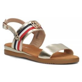 Leather sandals Filippo DS3603 / 22 Go golden 1