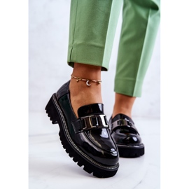 S.Barski Lacquered Leather Shoes in Black Corine 2