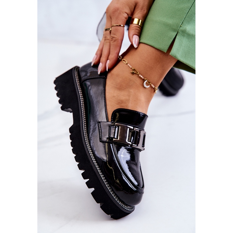 S.Barski Lacquered Leather Shoes in Black Corine 1 S.Barski Lacquered Leather Shoes in Black Corine 1