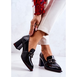 S.Barski Elegant Pumps On A Black Callim 2