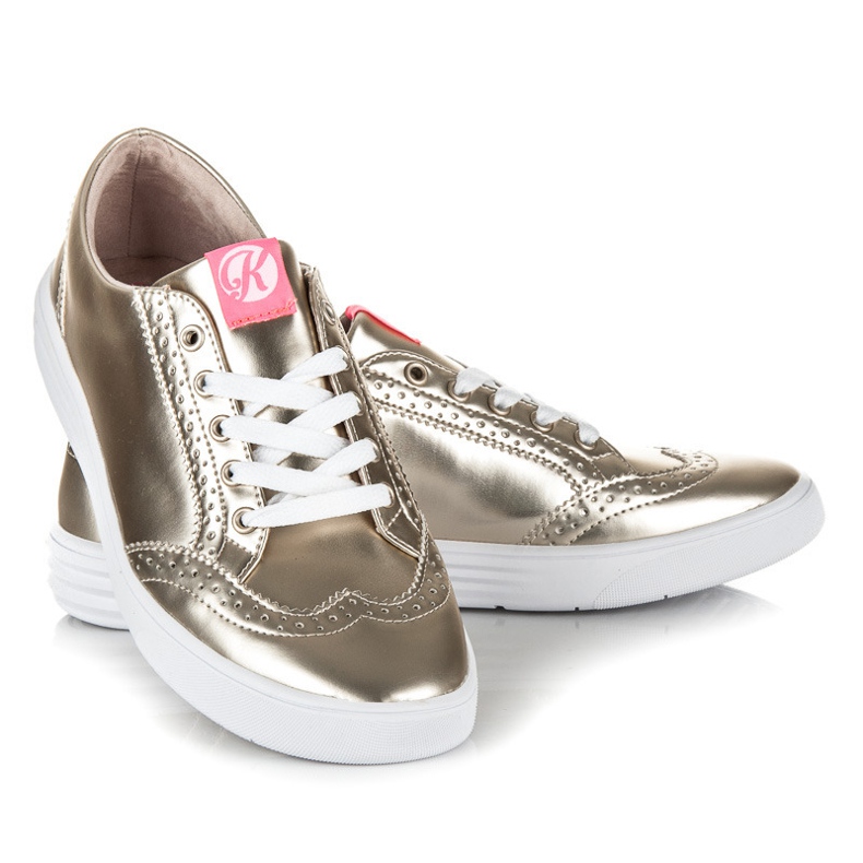 KYLIE Golden Sneakers 1