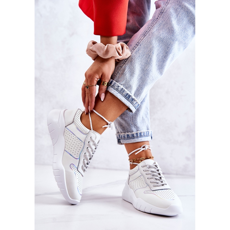 S.Barski Classic Women's Sneakers White Carly 2 S.Barski Classic Women's Sneakers White Carly 2