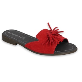 Inblu slippers women's shoes 158D148 red 2