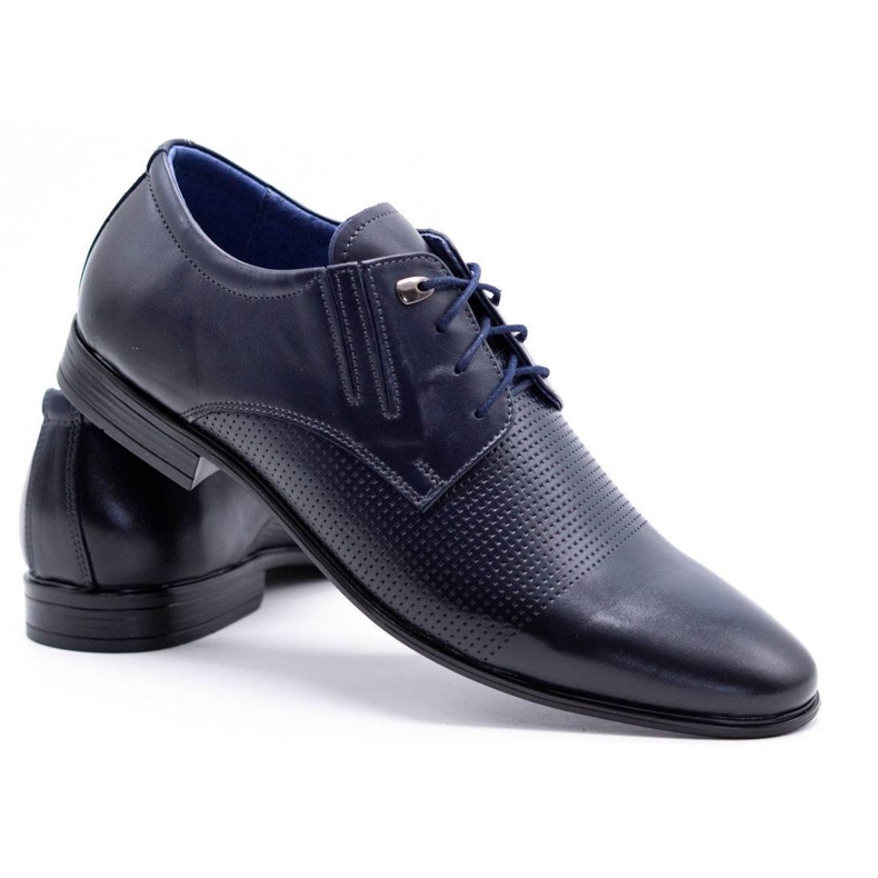 Olivier Men's formal shoes 482 navy blue 3