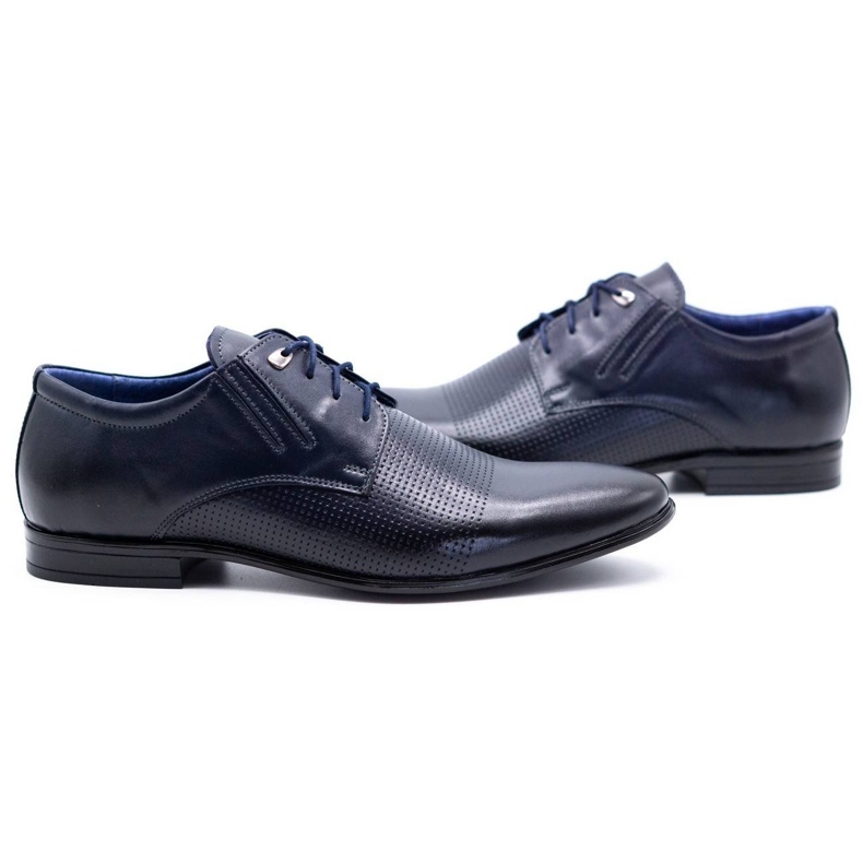 Olivier Men's formal shoes 482 navy blue 4