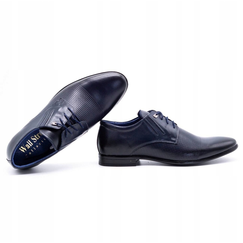 Olivier Men's formal shoes 482 navy blue 5