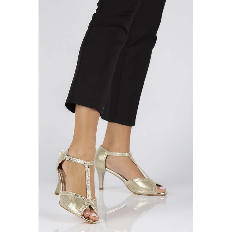 Filippo DS1360 / 22 Go golden sandals 2