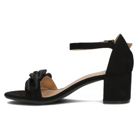 Filippo DS3708 / 22 Bk black sandals 2