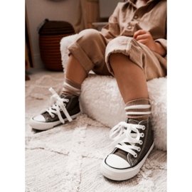 Children's High Sneakers Khaki Filemon green 2