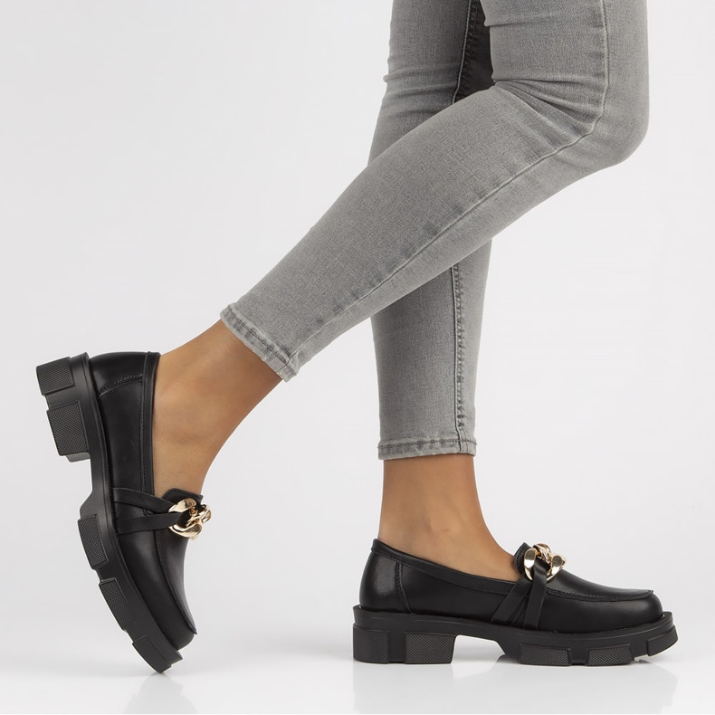 Leather shoes Filippo DP3221 / 22 Bk black 2