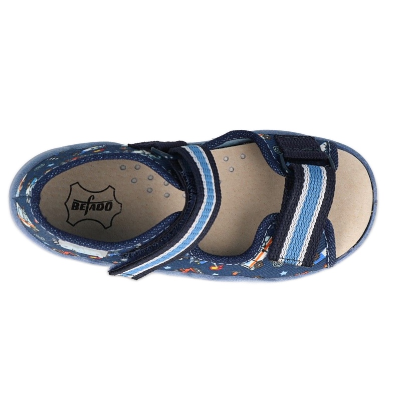 Befado yellow children's shoes 350P028 blue 2