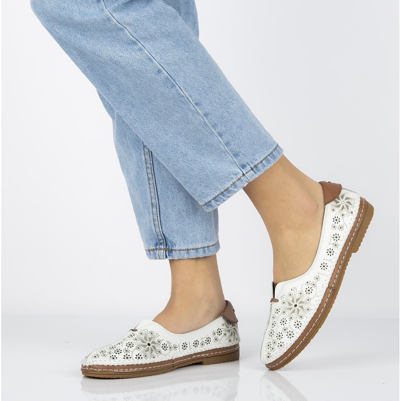 Leather shoes Filippo DP1224 / 20 Wh white 1