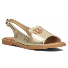 Filippo DS3666 / 22 Go golden sandals 1