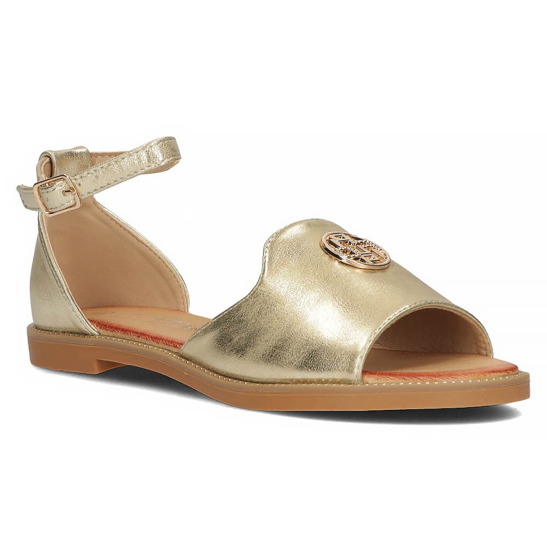 Filippo DS3667 / 22 Go golden sandals 1