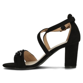 Filippo DS3665 / 22 Bk black sandals 2
