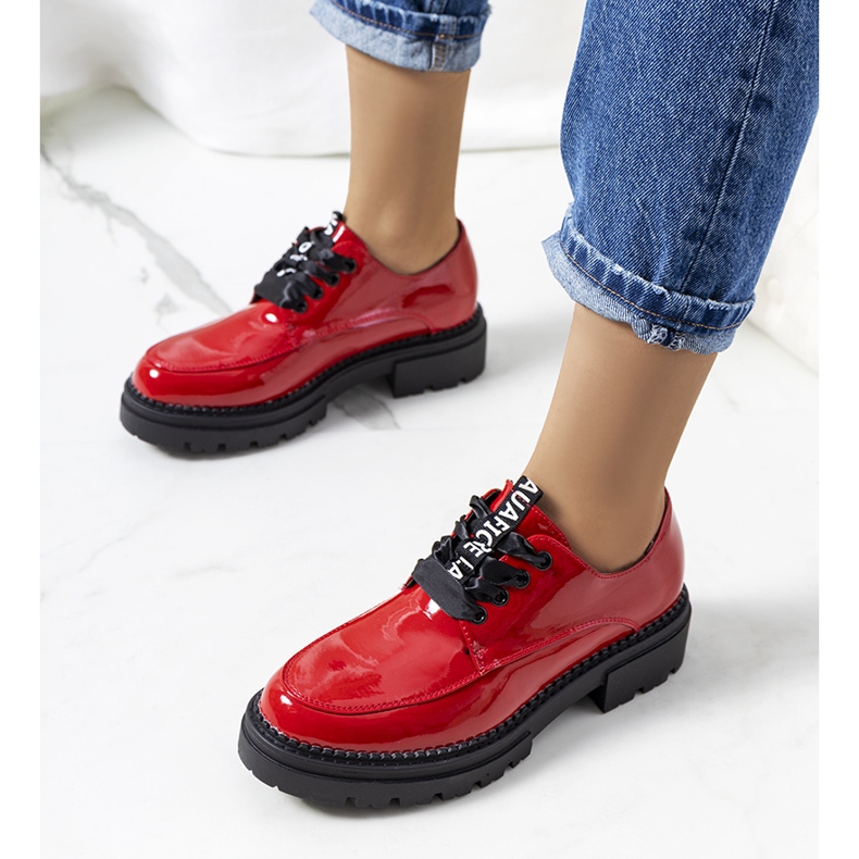 Fallon red lacquered shoes 1