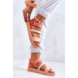 Fragrant Rubber Sandals With Velcro ZAXY HH285288 Orange 1