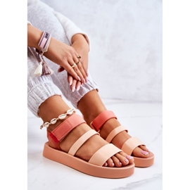 Fragrant Rubber Sandals With Velcro ZAXY HH285288 Orange 2