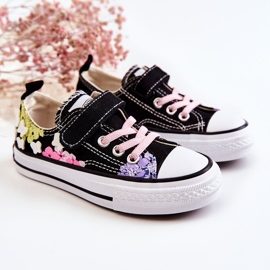 PA1 Children's Sneakers Fabric Print Black Buster 1 PA1 Children's Sneakers Fabric Print Black Buster 1