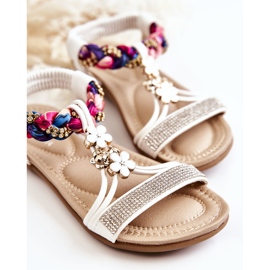 Children's White Sammi Slip On Sandals 2