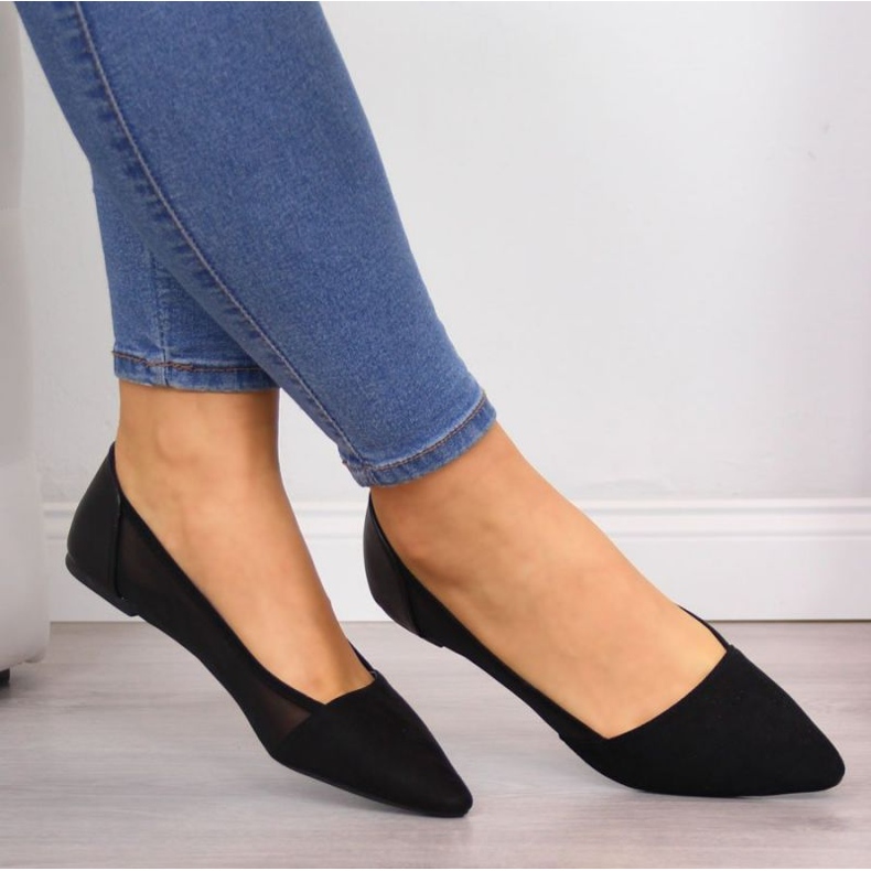 Women's Ballerinas Spitz Black Lakes 2