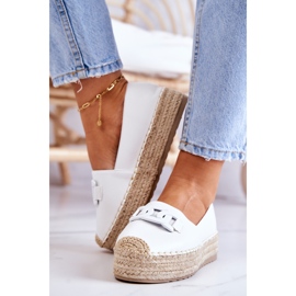 FB2 Classic Espadrilles On The White Julianne Platform 2