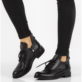 Leather shoes Filippo 30055 black 1