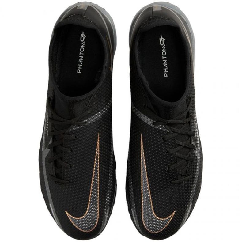 Nike Phantom GT2 Academy Df Tf DC0802 008 soccer shoes black black 1