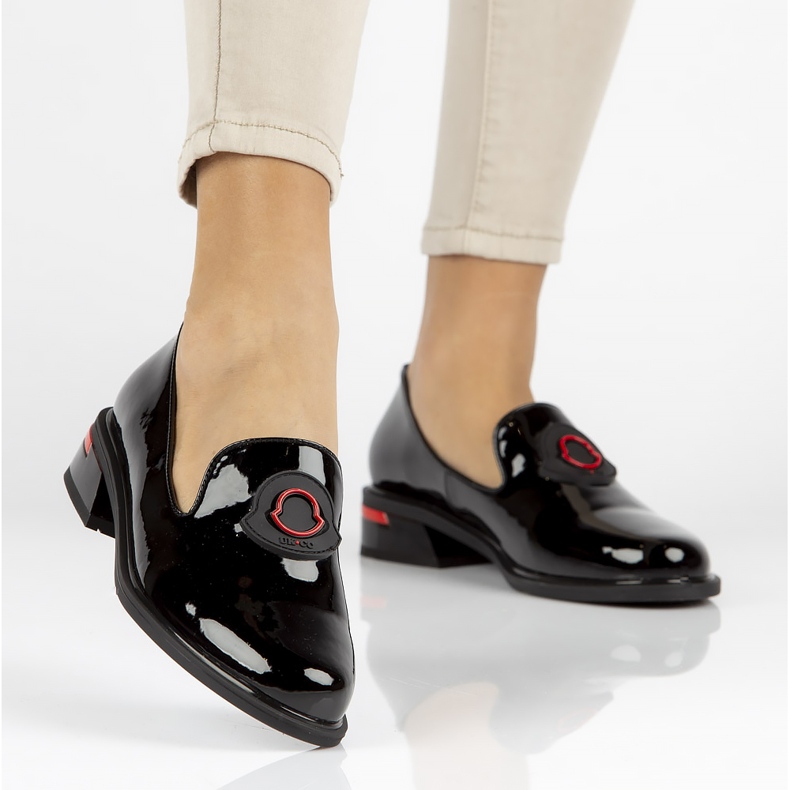 Leather shoes Filippo DP3720 / 22 Bk black 1