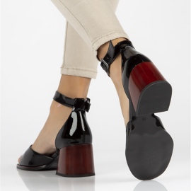 Leather sandals Filippo DS3723 / 22 Bk black 1