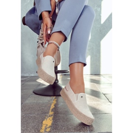 Women's Espadrilles On The Platform Cross Jeans JJ2R4014C Beige 1