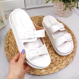 Rubber Slippers With White Buckles In S.Barski 1