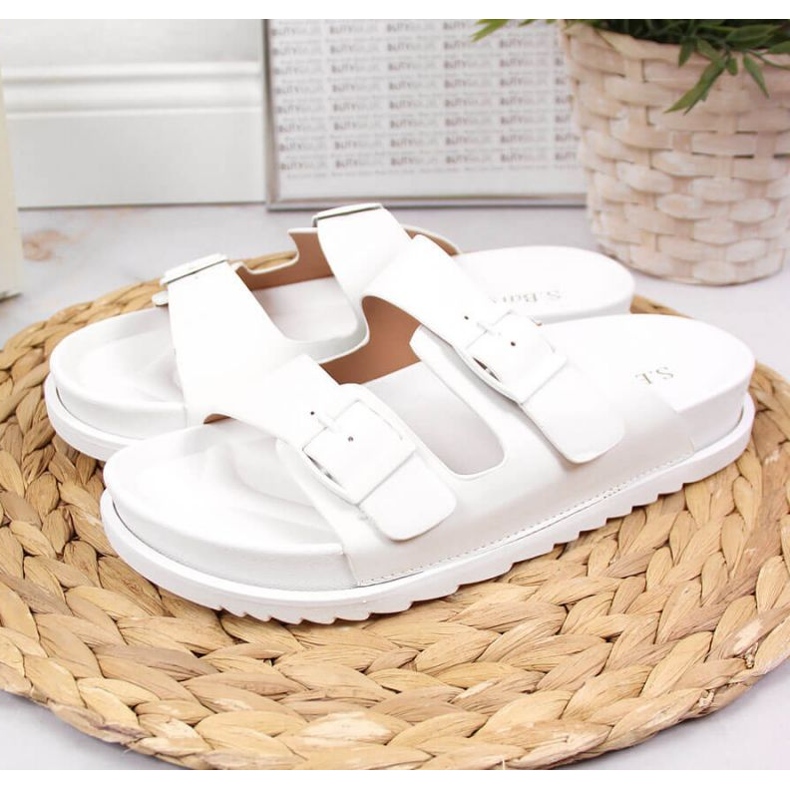 Rubber Slippers With White Buckles In S.Barski 2