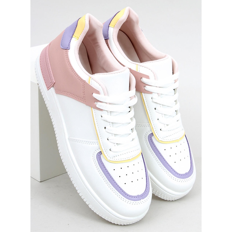 Libby Pink Trainers white 1