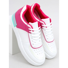 Libby Fushia Trainers pink 1