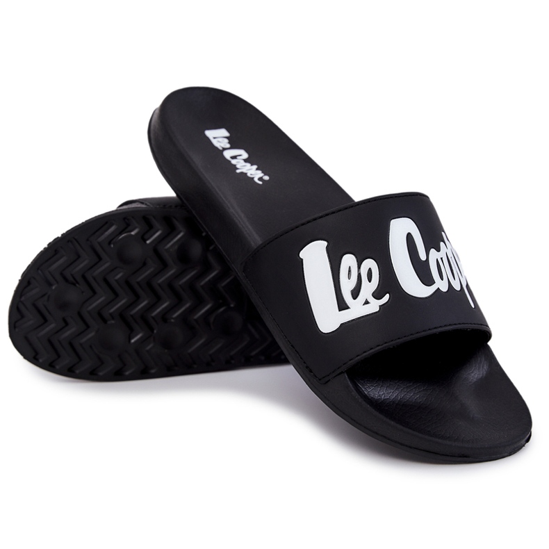 Men's Slippers Lee Cooper LCW-22-42-1005 Black white 1 Men's Slippers Lee Cooper LCW-22-42-1005 Black white 1