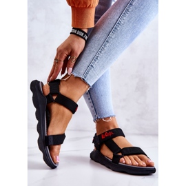 Women's sports sandals Lee Cooper LCW-22-34-0955L Black 2